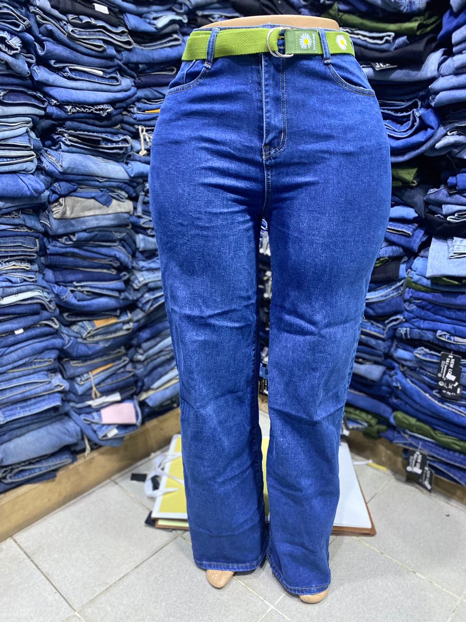 Jeans gros bas prêta porté